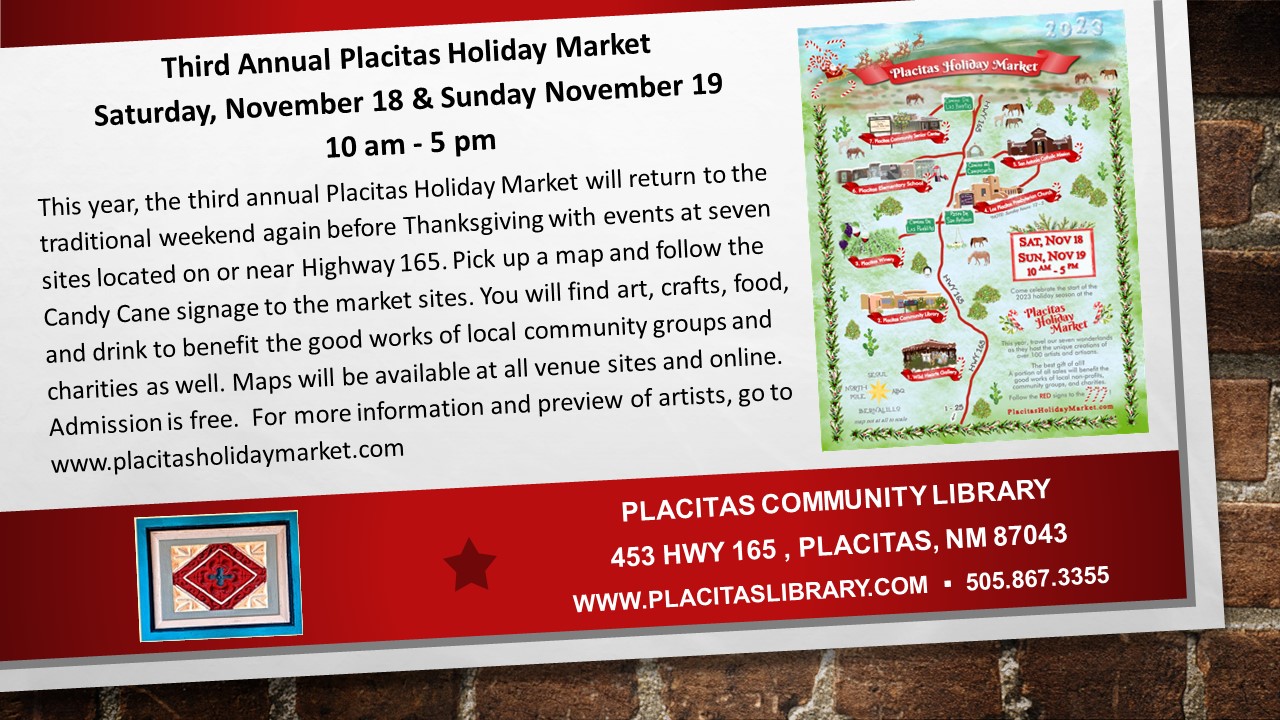 Annual Placitas Holiday Market Sandoval Tourism