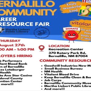 Bernalillo Community Career & Resource Fair flyer